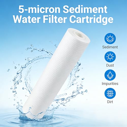 Cartucho filtro de agua sedimentación 5 micrones PP miniatura 3