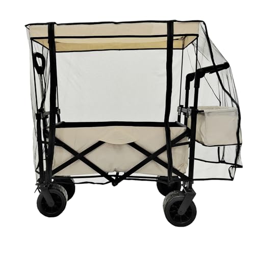 FainFun Moustiquaire Universelle pour Chariot, Moustiquaire Universelle pour Poussette pour la Marche, Le Camping et Les Pique-niques (110 x 75 x 51 cm)