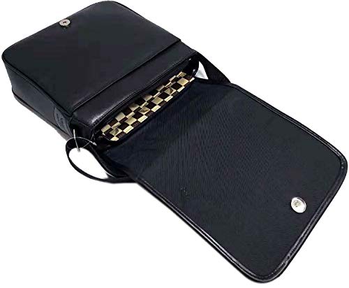 Bolsa Pasta Transversal Feminina Couro Sintético Pequena Moderna Resistente Social Pu Santino
