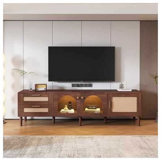 Jaxenor 180cm TV Schrank mit LED