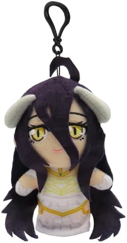 Great Eastern Entertainment Overlord: Albedo Mini Plush w/Hook Clip 4.5" image 2