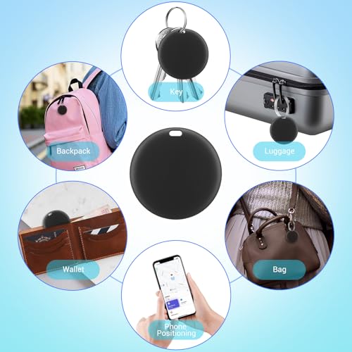[Apple MFi Certified] LBPRT Airtag Tracker 4 Pack, Smart Item Finder Air Tag Work with Apple Find My (iOS Only, Android not Supported), Key Locator for Bag/Luggage Suitcase/Wallet. Replaceable Battery - Image 5