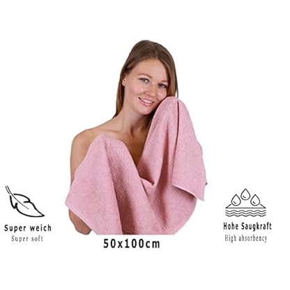 Betz Berlin 6er Pack Handtücher Set Handtuch Größe 50x100 cm 100% Baumwolle Lotus - Berlin – Bild 6