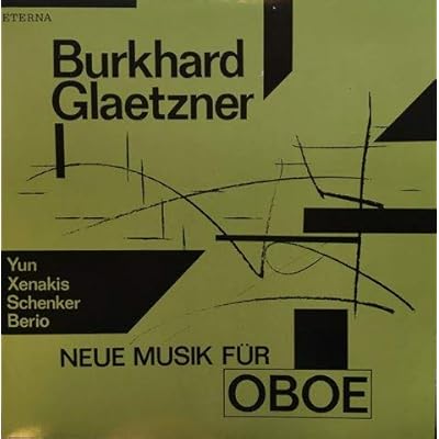 ETERNA - vinyl LP - Isang Yun, Iannis Xenakis (inkl. Gerd Schenker, Schlagzeug), Friedrich Schenker, Luciano Berio