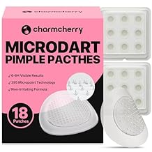 Pimple Patches for Face 18 Count, Microdart Acne Patches, Hydrocolloid Blemish Spot with Salicylic Acid, Fast-Acting for Early Stage Deep Pimples, Zits, Breakouts & Cystic Acne