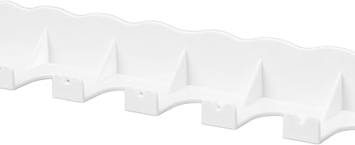 Vista 8 de Percha para bolsa de alimentos, ABS, 6 agujeros, organizador para tapa redonda de helicóptero, yogur, para puré de manzana, yogur, bolsas de comida