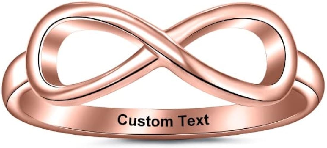 Miniatura 2 de Anillo infinito de amistad para mujeres, adolescentes, niñas, mejor amiga, 2 mejores amigas, mejores amigas, amigas, hermanas, promesa, mujer, ella,