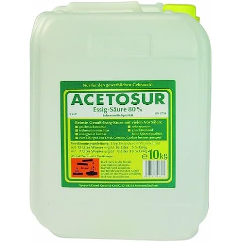Acetosur Essig-Säure 80% 10l Cover