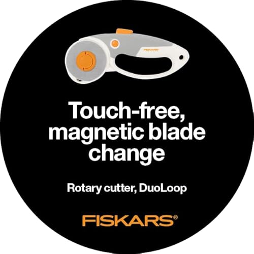 image for Fiskars Easy Change DuoLoop Rotary Cutter (45 mm/60 mm), 45/60mm
