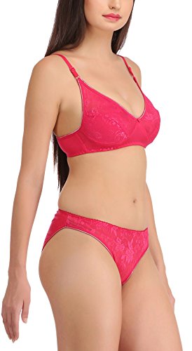 Image of FIMS - Fashion is my style Satin Nylon Lycra Spandex (4WAY) Bikini Set for Women for Beach Lingerie for Women Lingerie for Lingerie Set Bra Panty Set for Women with Bra Panty Set
