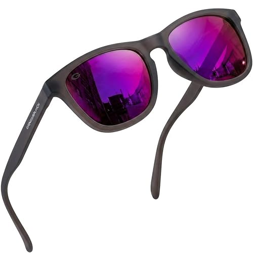 Image of grinderPUNCH Womens Polarized Sunglasses UV400 Protection Classic Retro Driving Sun Glasses Trendy Fashion Shades