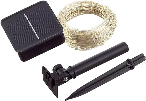 2 pacotes de 100 LEDs 22M Luzes de corda solares para ambientes externos, Luzes solares à prova d'á