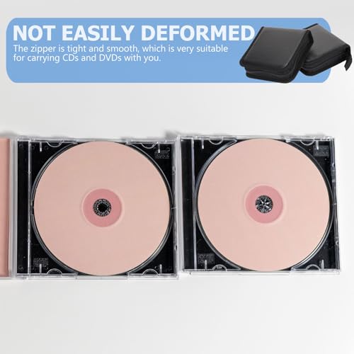Bolsa para guardar CD de 40 discos LALAFINA para evitar cajas rotas y desorden en el coche 5