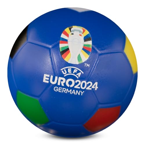 Hy-Pro Euro 2024 Stress Ball Pelota antiestrés, Unisex, Azul, Talla única