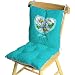 LZHsport Coussin de Chaise Monobloc Daisy Coussin de Dossier Monobloc Coussin d'oreiller Monobloc, Coeur chrysanthème, Lin Coton 40 * 80