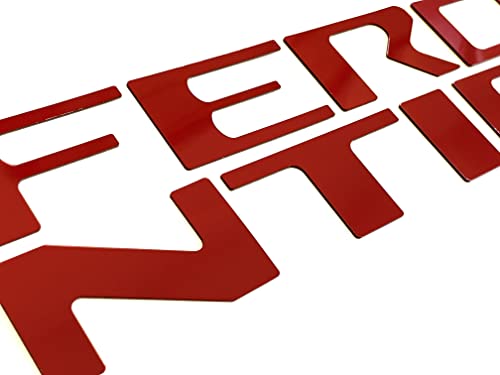 Rear Tailgate Letters Compatible with Frontier 2022-Up ABS Plastic Inserts NOT Decals (Red) by Generic - Used condition - US$26.49