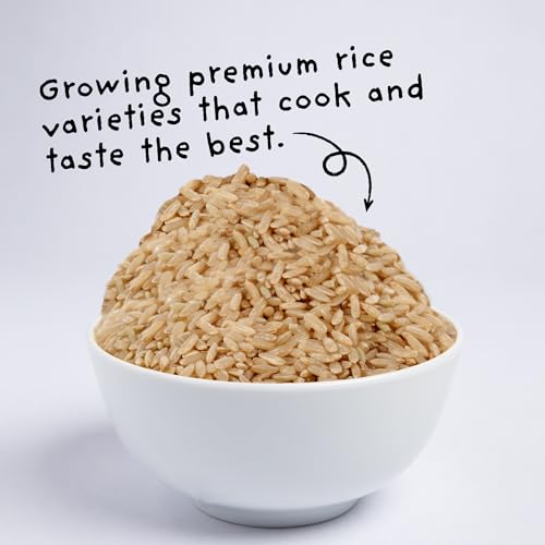 image for 4Sisters - Organic Long Grain Brown Rice - Grown in USA - Sustainably 