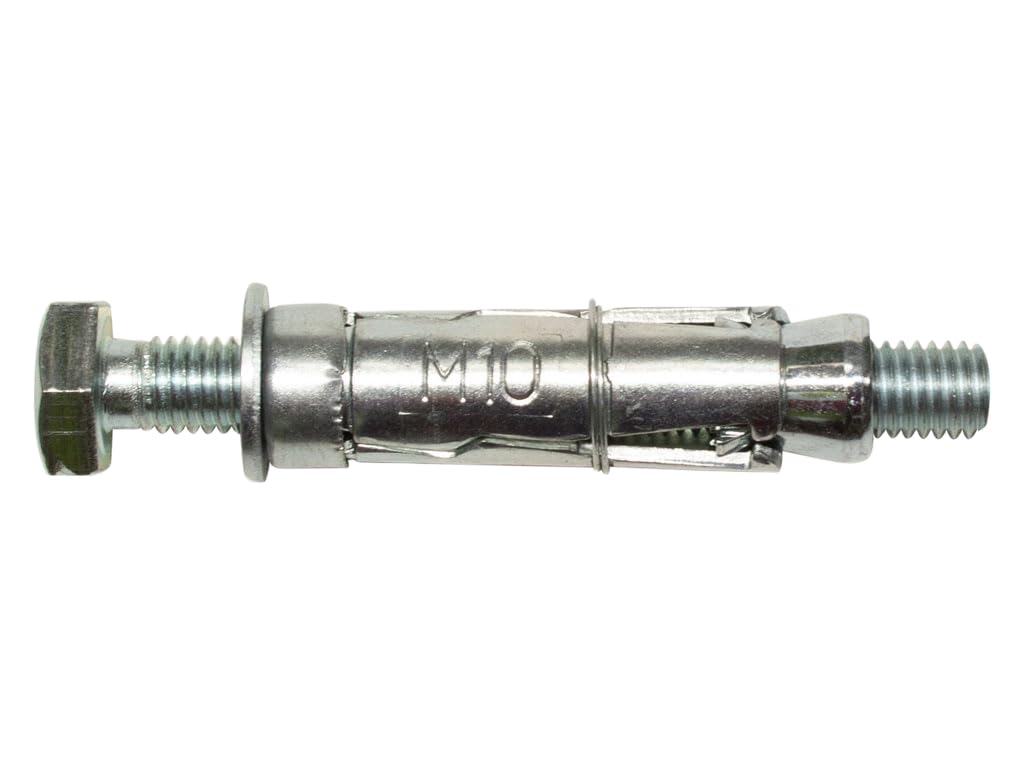 MAMSALBM1630 Loose Bolt Shield Anchor M16 x 30mm (5), Silver
