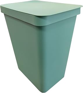 AC – Cubo de Basura NEUS – Cubo para el hogar – Plástico resistente – Ideal para el almacenamiento y orden – 28 Litros – Color Verde Pastel