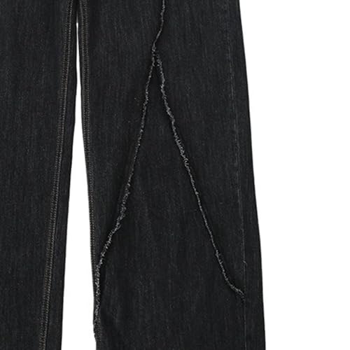 Mens Baggy Jeans Wide Leg Jeans Men Vintage Loose Fit Wide Leg Denim Pants Men's Irregular Sutures Baggy Jean3