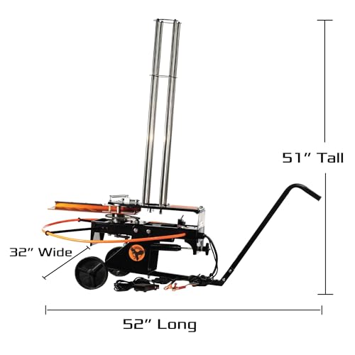 Do All Outdoors Raven Automatic Clay Pigeon Thrower - Skeet Thrower Machine with Integrated Wheels and Transport Handle