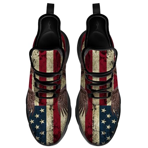 Men's Women's American Flag Shoes USA Flag Sneakers Tennis Shoes Gifts for Men Women3