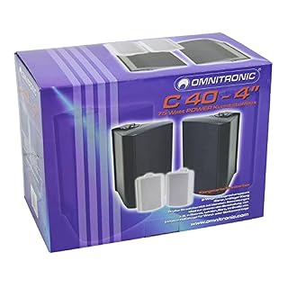 Omnitronic 057315 C-40 2 x Enceintes Blanc - Les Beatles, Paul McCartney, John Lennon, RIngo Starr, George Harrison Omnitronic 057315 C-40 2 x Enceintes Blanc – Image 5