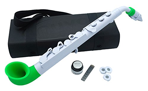 Nuvo Jsax Student Saxophone White With Green Trim N510Jwgn #TOP1