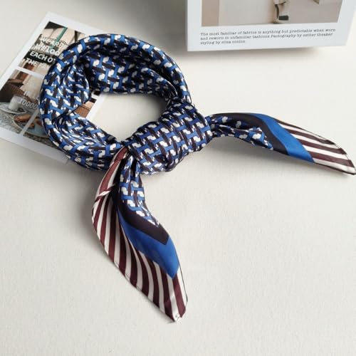 Elegant Vintage Silk pashmina shawls – Versatile,Stylish Square pashmina shawls,Headscarf,Neckwear,Fashion 244