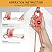 Ayaport Rope Tie Down Ratchet with Safety Lock Clip 1/4" x 12' Heavy Duty One-Piece Adjustable Kayak Straps for Tent, Tarp, Canopy Tie Downs, 4Pk Orange