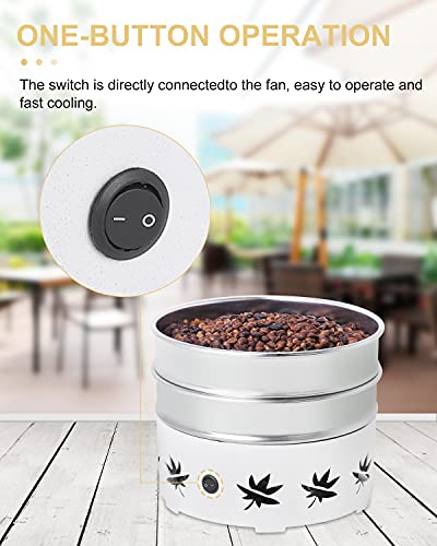 YUCHENGTECH Kaffeebohnenkühler 500g Coffee Beans Cooler Kühlung von GeröSteten Kaffeebohnen Ektrische RöStküHlmaschine… - Image 4