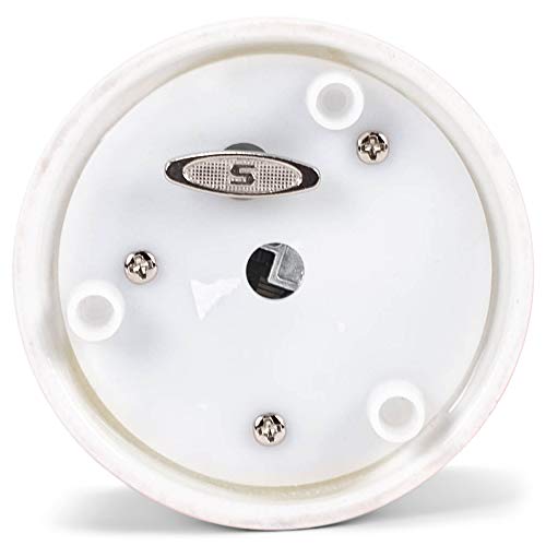 Pink White Star Striped Ballet 3.5 X 4 Ceramic Decorative Musical Snow Globe #TOP6