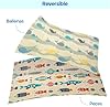 Edibaby, Alfombra Bebe, 200 x 180 cm, 1 ó 1.5 cm Grosor, Diseño Infantil, Acolchada de XPE, Reversible y Plegable, Tapete Actividades, Colchoneta para Niños (Ocean Edition, Grosor - 1 cm) #2