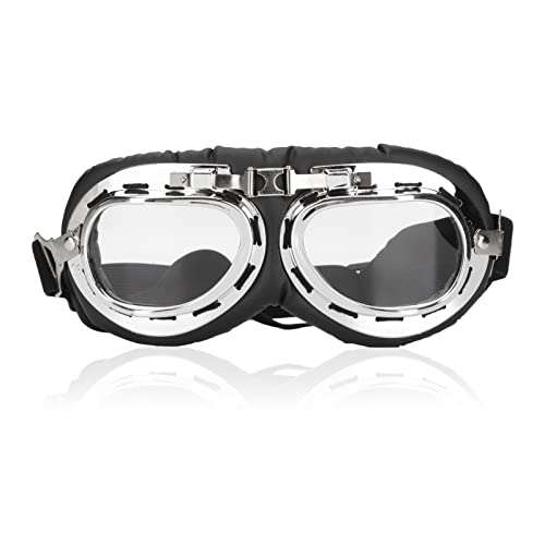Image of Dog Goggles for Medium and Large Dogs Adjustable Elastic Strap UV Protection Pet Sunglasses with Folding Frame for Outdoor Use
