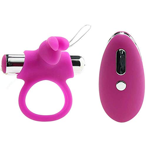 Happy Rabbit Usb Rechargeable Waterproof Remote Control Ring, Pink - 200 Gr