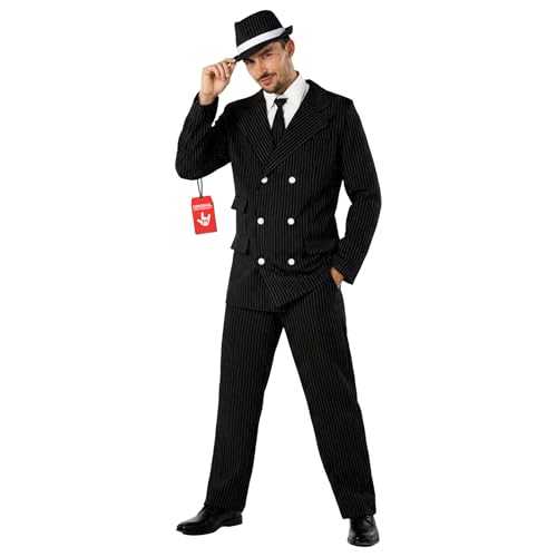 Costume année 20 homme pour soirée à thème et fête déguisée rétro chic