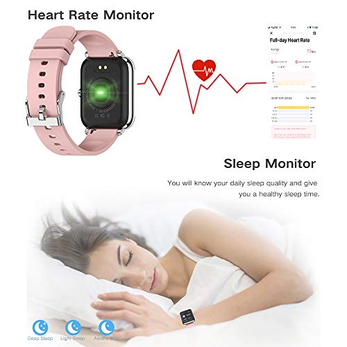Smartwatch, Salandens Reloj Inteligente Mujer y Hombre Smartwatch Presion  Arterial Monitor Pulser, Impermeable IPX7,con… - Celulares Online