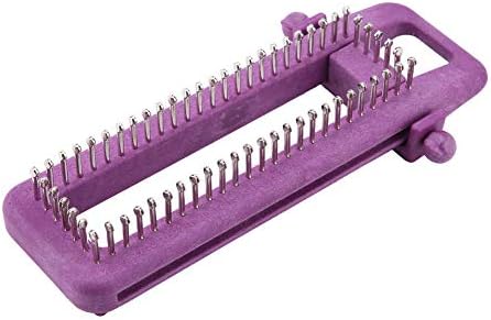 Adjustable Sock Knitting Loom Kit, Reusable DIY Sock Loom for Knitting Socks, One Size Fits Kids to Adult Up to Size 42, Purple by POCREATION