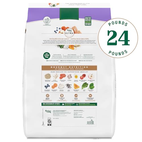 Image of Nutro Ultra Dry Dog Food, Chicken, Lamb & Salmon Recipe, 24 lb