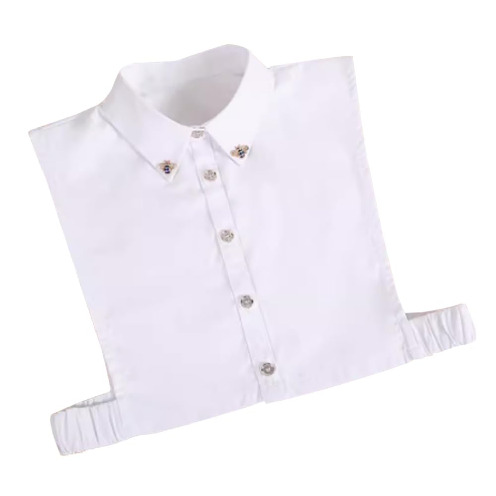Elegtiskas Half Shirt Blouse Collar Detachable Fake Dickey Collar
