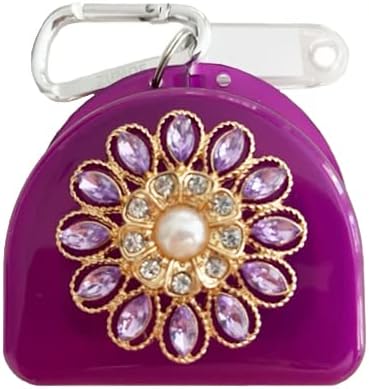 Decorated Mouthguard Case - Sunset - Purple