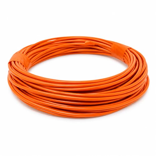 Image of Dun-Bri 0.75mm² Single Core Thin Wall Automotive Cable, Orange, 10m, Stranded Copper PVC Wire for 12V/24V Vehicle Wiring