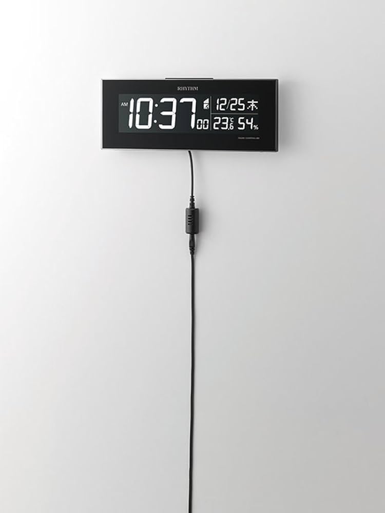 Amazon.co.jp: リズム(RHYTHM) 目覚まし時計 電波 デジタル