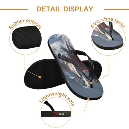 STAYTOP Running Horse Flip Flops Sandals of Men's & Women's,Sandals Beach Slippers Shower Slides2