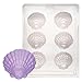 Cybrtrayd N003 Fancy Shells Chocolate/Candy Mold with Exclusive Cybrtrayd Copyrighted Chocolate Molding Instructions