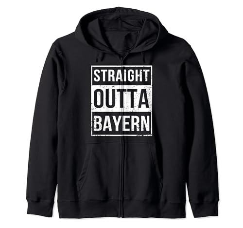 Vintage Funny Straight Outta Bayern Bavaria Munich Germany Sudadera con Capucha