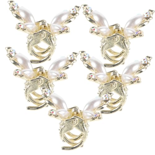 OHPHCALL 5pièces Accessoires Capillaires Femmes Clips à Cheveux Avec Strass Épingles Déco Pour Mariage Et Anniversaire
