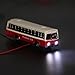 EBS15002 4pcs 1:150 Model Lighted Cars Bus with 12V LED Lights for Building Layout Diecast New