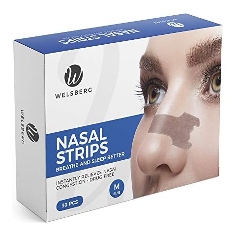 Welsberg 30x Snore Stopper Anti snoring Nasal Strips, Size M Cover