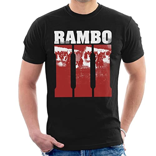 T-shirt Rambo III scene combat cadeau homme passionne de nostalgie